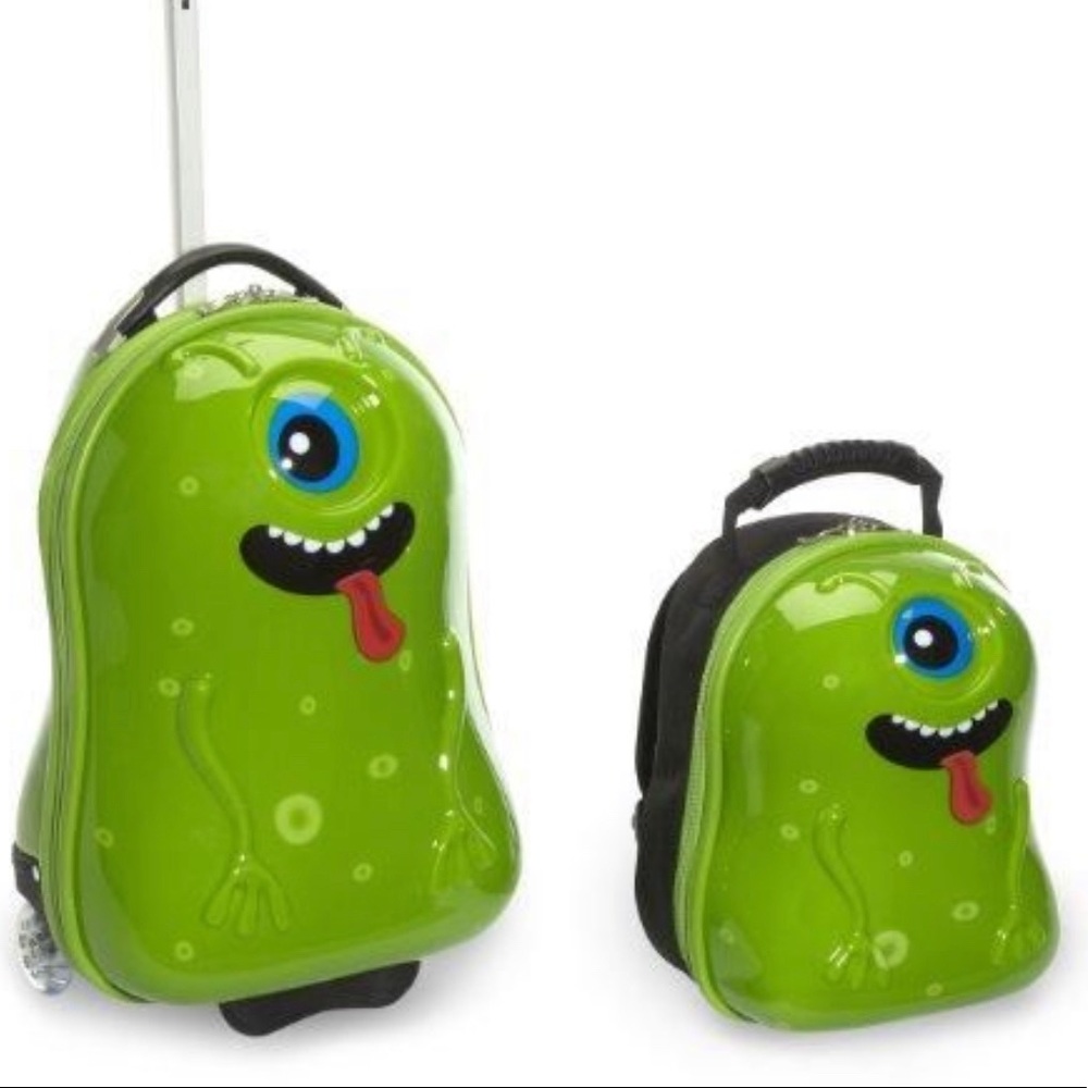 Travel Buddies Luggage Set, Archie Alien USED